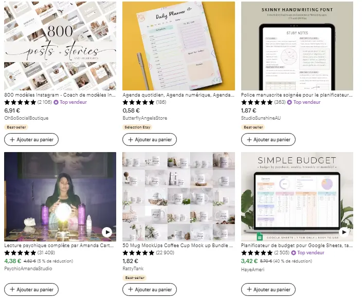 Best Seller Etsy
